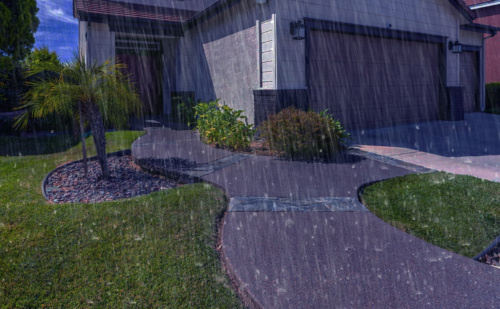 Polyurea's Weather Resistant Flooring Advantage sidewalk rain weather